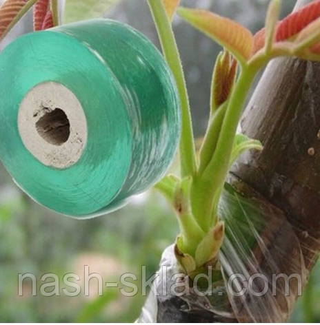 🎯 Стрічка прищеплювальна Grafting Tape для щеплення і окулірування 100 метрів, фото 1