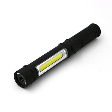 Ліхтар кемпінг 909B LED+COB, магніт, затискач, 3xAAA, фото 1