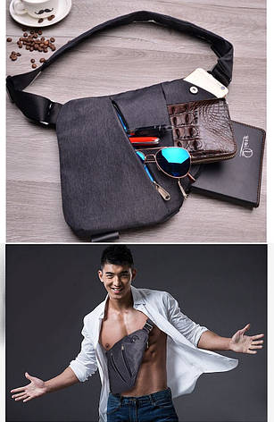 Чоловіча сумка Cross Body, фото 1