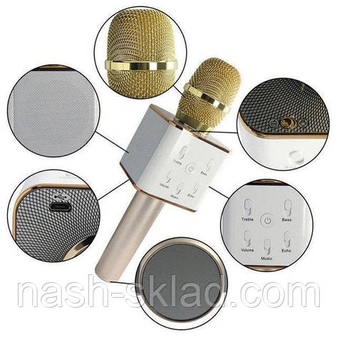 Bluetooth караоке мікрофон Karaoke Q7, фото 1