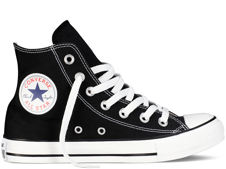 Кеди Converse All Star Black High чорні текстиль високі оригінал