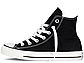 Кеди Converse All Star Black High чорні текстиль високі оригінал, фото 3