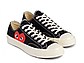 Кеди Converse Comme Des Garcons Black Low чорні текстиль низькі оригінал, фото 2