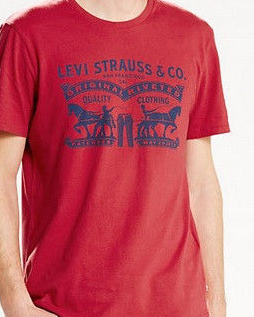 Чоловіча футболка Levis® Classic Graphic Tee — Crimson 2 Horse Pull