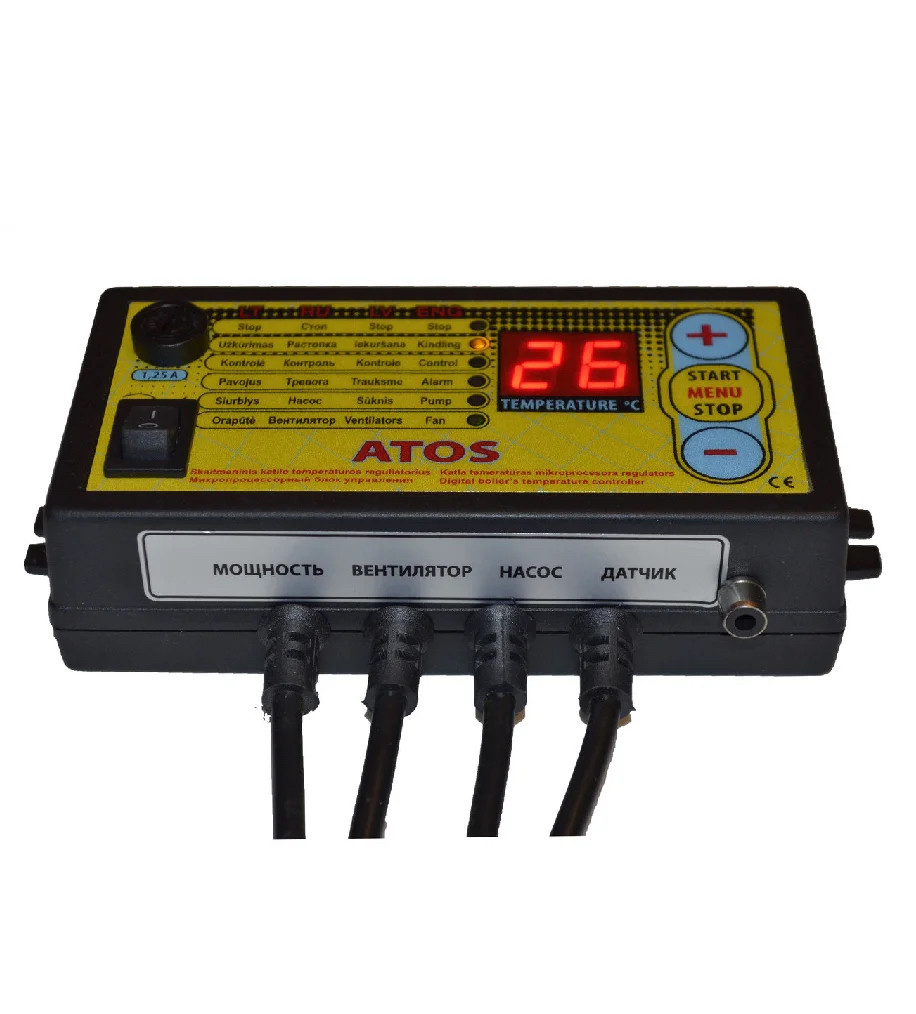 Контролер Kom-Ster Atos max (на 1 вентилятор і 1 насос)