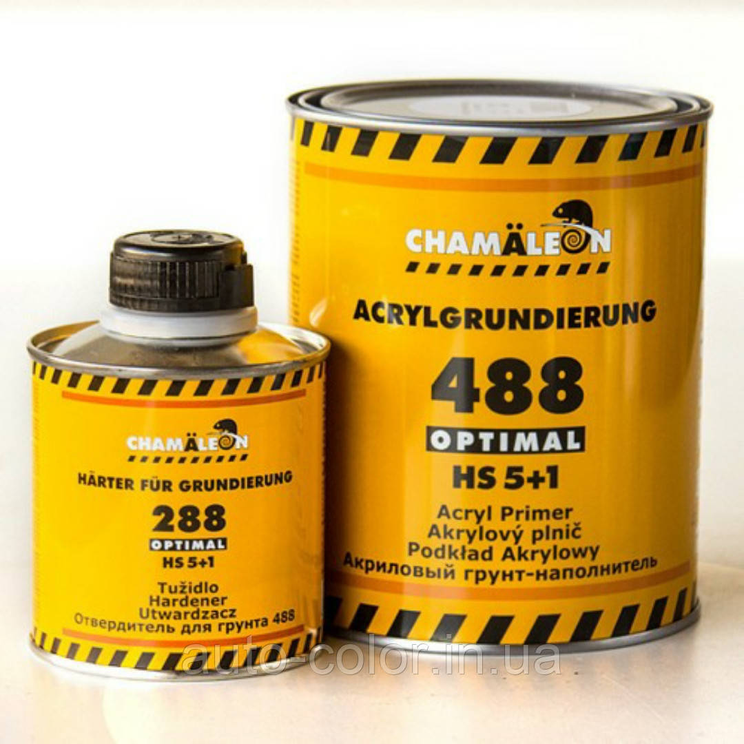Ґрунт Chamaleon HS 488 5+1 акриловий червоний (1 л + 0.2 л)