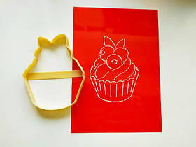 3D-формочки-вирубки для пряників "Кексик 5"