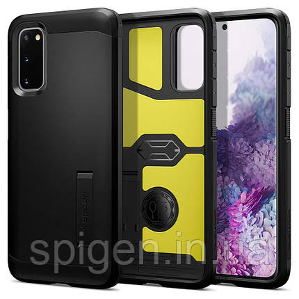 Чохол Spigen для Samsung Galaxy S20 Tough Armor XP, Black, фото 1