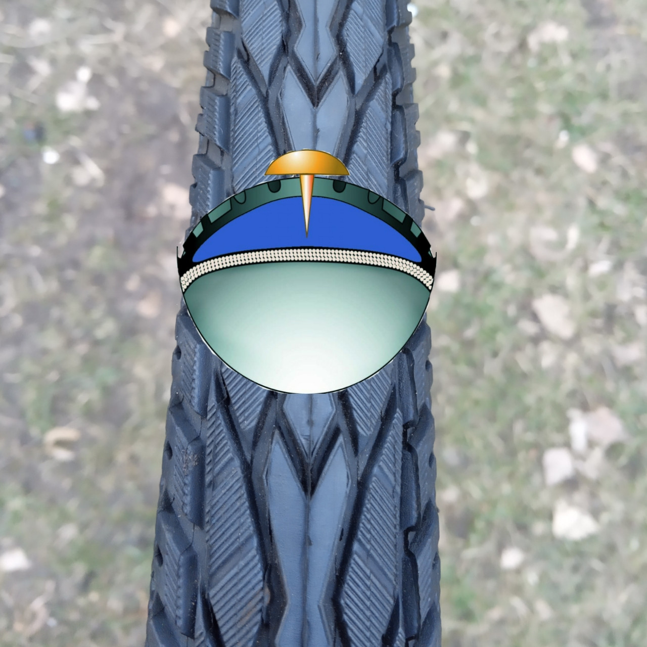 Покришка для велосипеда Н-5113 АНТИПРОКОЛ 5 Level 5 mm Rhino skin's Стріла 28x1,75 (47-622) Chao Yang, фото 1