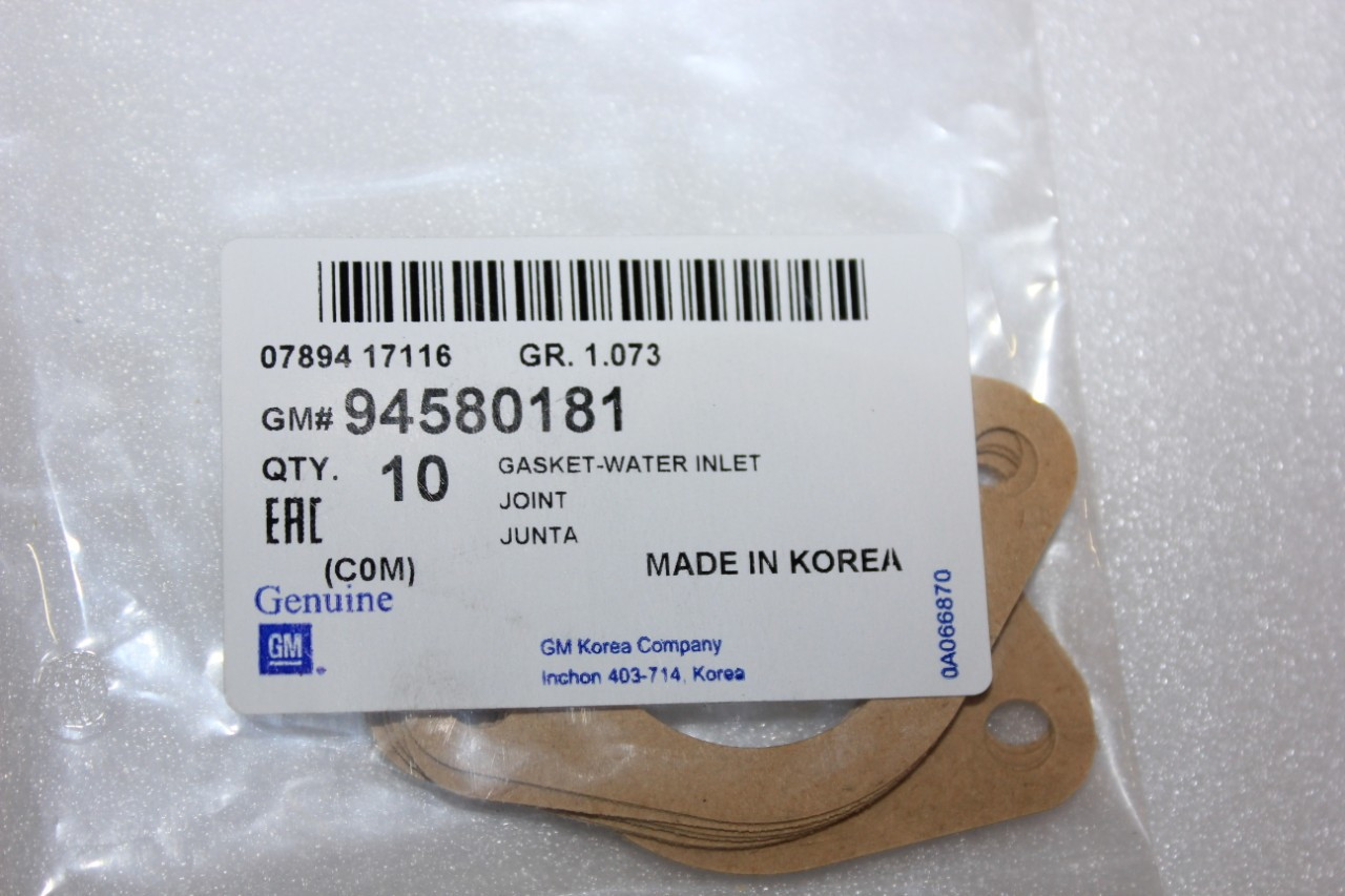 Прокладка термостата MATIZ II /SPARK // AVEO 1,2 SOHC GM Корея (ориг)
