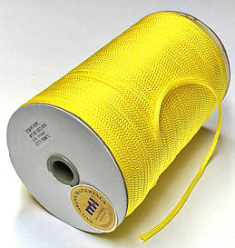 Шнур круглий 4мм Жовтий для одягу 150м