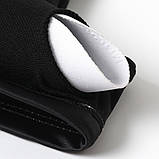 Роздільний Купальник жіночий спортивний з високою талією "Листя", розмір L (чорний), фото 10