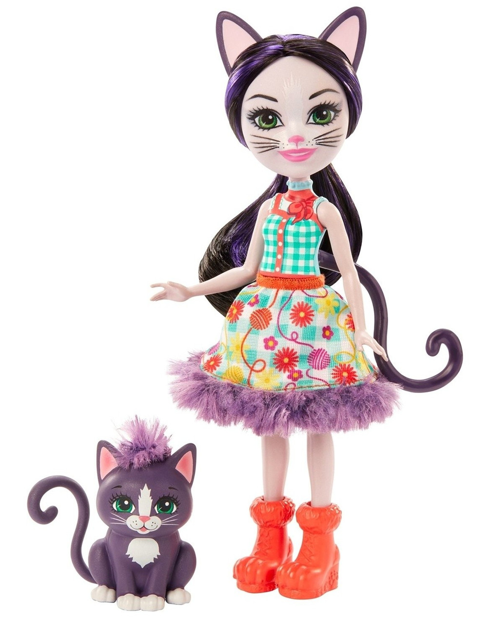 Лялька Enchantimals Ciesta Cat Энчантималс кішка Сієста, фото 1