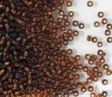 Бісер коричневий, діаметр — 2 мм (100 грамів)