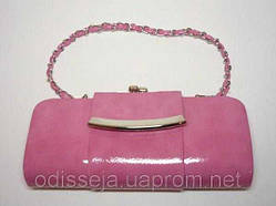 Клатч, шкірозамінник, темно-рожевий 31_3_2a4