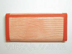 Гаманець жіночий, шкіра, персиковий 30_2_5