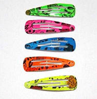 Шпильки для волосся тик-так 10 шт. різні кольори у великій кольорі