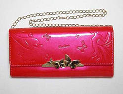 Гаманець-сумочка, жіночий, шкірозамінник, рожевий 30_2_21a1
