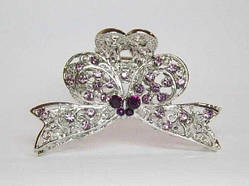 Краб для волосся металевий