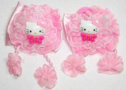 Набір гумок для волосся (2 шт.) рожевий, киті 144_3_1a13