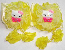 Набір гумок для волосся (2 шт.) жовтий, киті 144_3_1a15