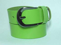 Ремінь шкіра, салатовий, ширина 25 мм 27_4_52a3