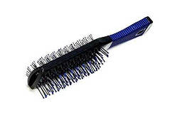 Гребінець для волосся двосторонній тунельний колір в асортименті 210х45 мм