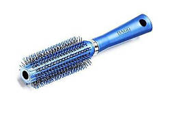 Гребінець для волосся круглий для укладання кольору в асортименті 23х4 см