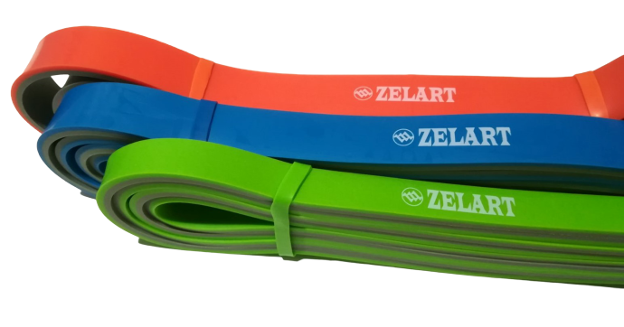 Еспандер-петлі ZELART POWER BANDS 7-18 кг для підтягування, турніка і тренувань
