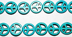 Намистини Пацифік, блакитна бірюза (21 шт) 5_27_16