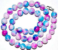 Буси, блакитний із рожевим, D-6 мм 5_2_115