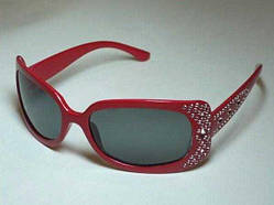 Окуляри сонцезахисні дитячі червона оправа 32_2_4a3