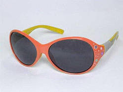 Окуляри сонцезахисні дитячі поляризаційні жовтогаряча оправа