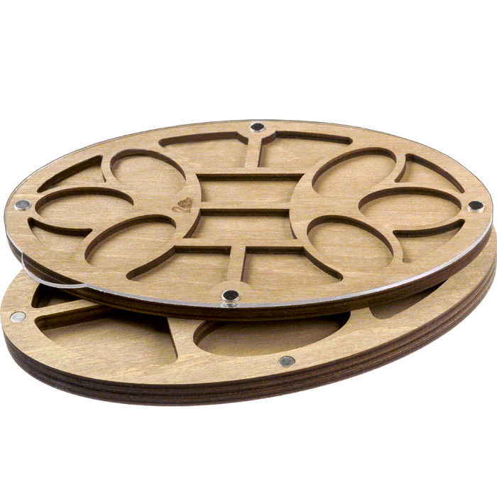 Органайзер для бісеру багатоярусний із кришкою FLZB-087