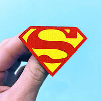"Супермен знак" брошь деревянная с уф-печатью