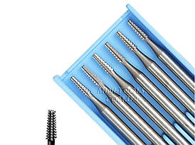 Набір ювелірних бор Komet (Усічений конус 2.35х0.9мм. 6шт)