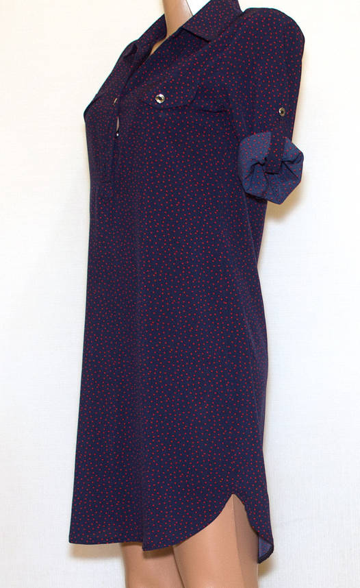 Плаття сорочка в горошок(42-48), фото 2
