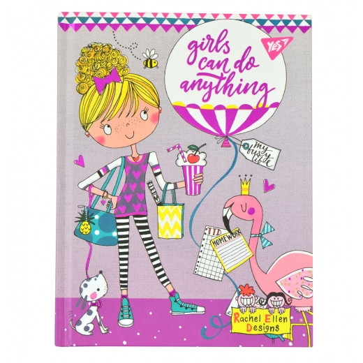 Блокнот 147Х190 80 клітинка YES 7БЦ Rachel Balloon