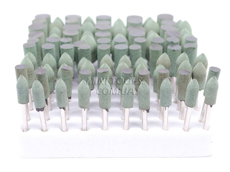 Набір гумових насадок 100шт., хвостовик 3mm., фото 3
