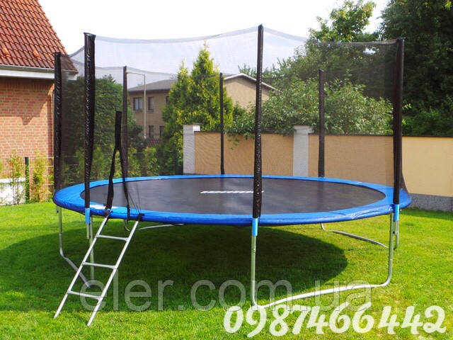 Батути з Польщі 404см JustFun Батути оптом. Дроб, фото 1