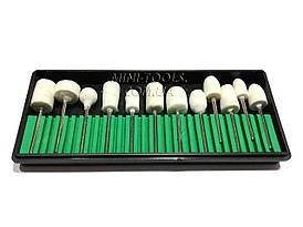 Набір фетрових насадок з хвостовиком Ø 3 мм