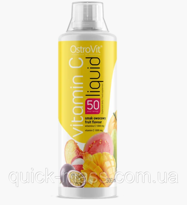 Вітамін C Ostrovit Vitamin C 1000 Liquid 500 ml