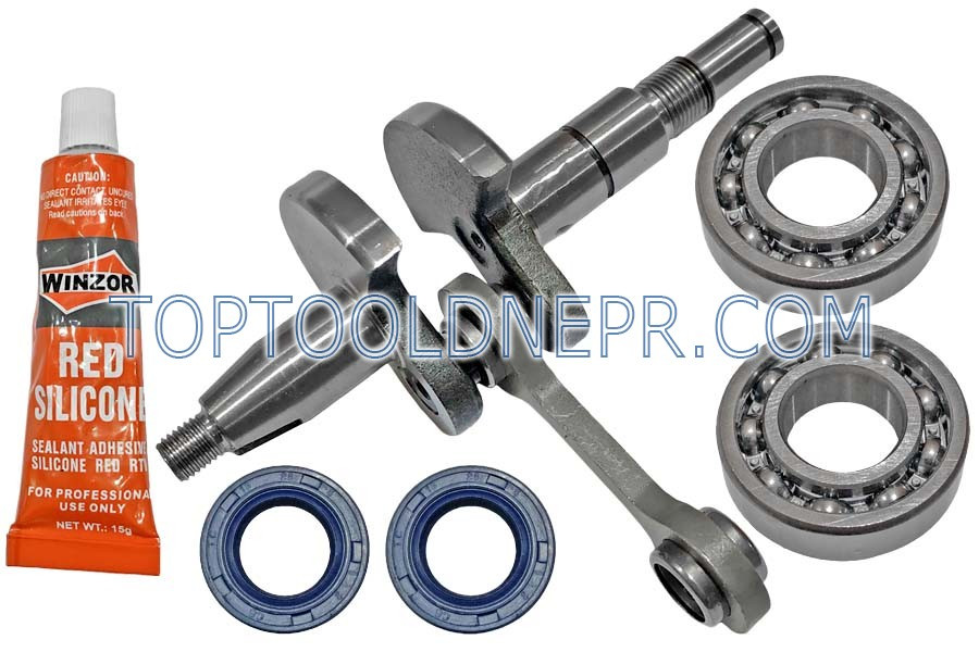 Колінвал для бензопили ST MS-180 Winzor в зборі, фото 1