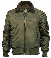 Бомбер Top Gun B-15 Men's Heavy Duty Vintage Flight Bomber Jacket (оливковый)