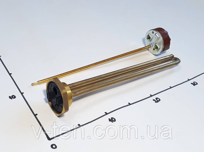 Купить ТЭН для бойлера 2500W с резьбой 1¼" и терморегулятором (Китай ...