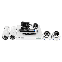 Комплект видеоконтроля (4 камеры) GREEN VISION GV-K-S17/04 1080P