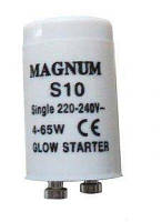 Стартер для ламп 220В S10 4-65 Вт MAGNUM 10шт.