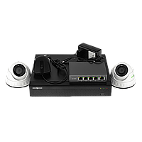 Комплект відеоконтролю (2 відеокамери) GREEN VISION GV-IP-K-L24/02 1080P