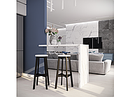 Металевий каркас барного стільця Флай Loft Метал-Дизайн без сидіння. Основа барного стільця