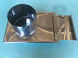 Шибер, нержавіюча сталь 0,8 мм,діаметр 160 мм димохід, вентиляція, фото 7